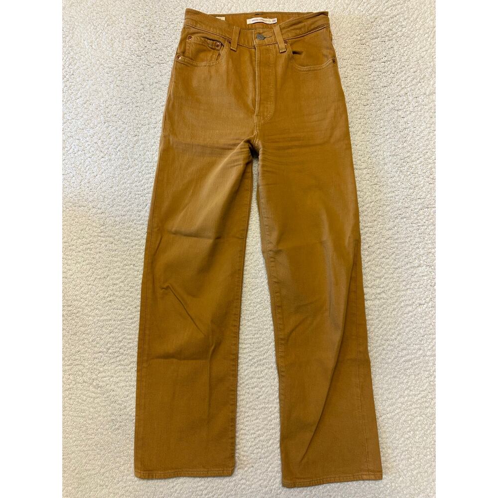 Levis Womens Ribcage Straight Pants Size 24
